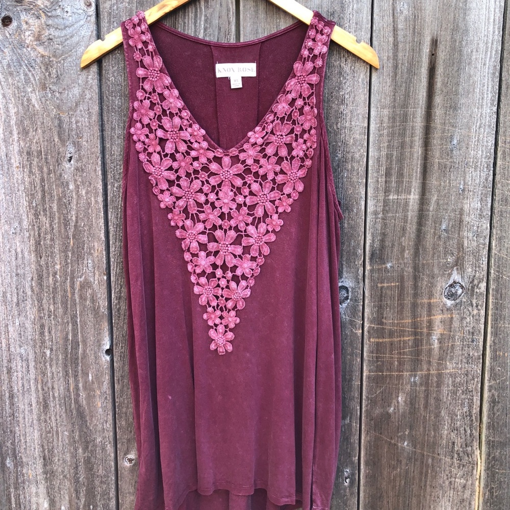 Knox Rose | Cold Shoulder Top | Embroidery